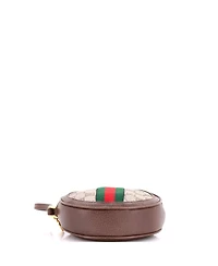 Pre-Owned Gucci Mini Ophidia Round Backpack Gg Coated Canvas