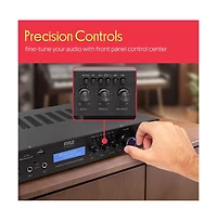 Pyle 2.1 Channel Bluetooth Rack Mount Amplifier Receiver (PDA7BU)