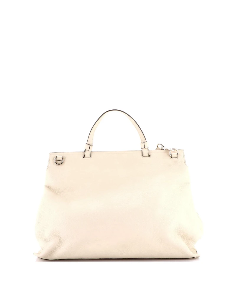 Pre-Owned Gucci Large Bamboo Daily Top Handle Bag Leather