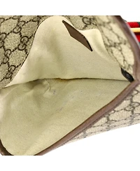 Pre-Owned Gucci Neo Vintage Flap Belt Bag Gg Coated Canvas