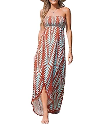 Cupshe Women's Sunny Coast Geo Maxi Beach Dress