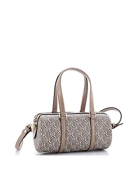 Pre-Owned Gucci Small Convertible Duffle Bag Gg Shadow Coated Canvas