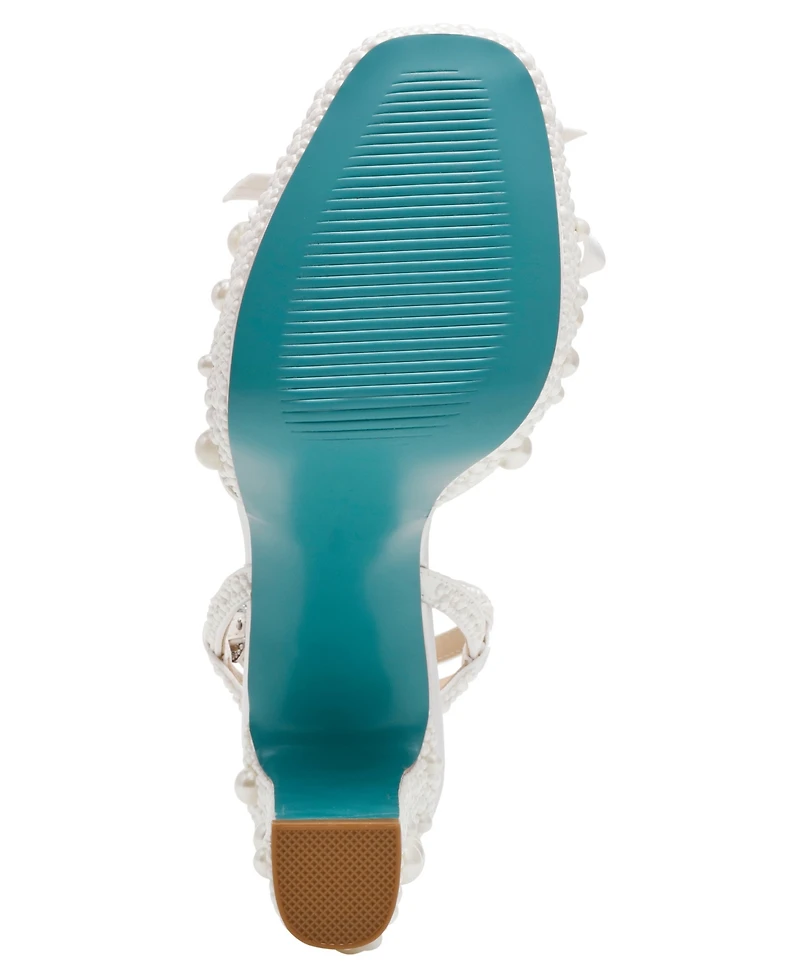 Betsey Johnson Women's Enola Platform Evening Sandals