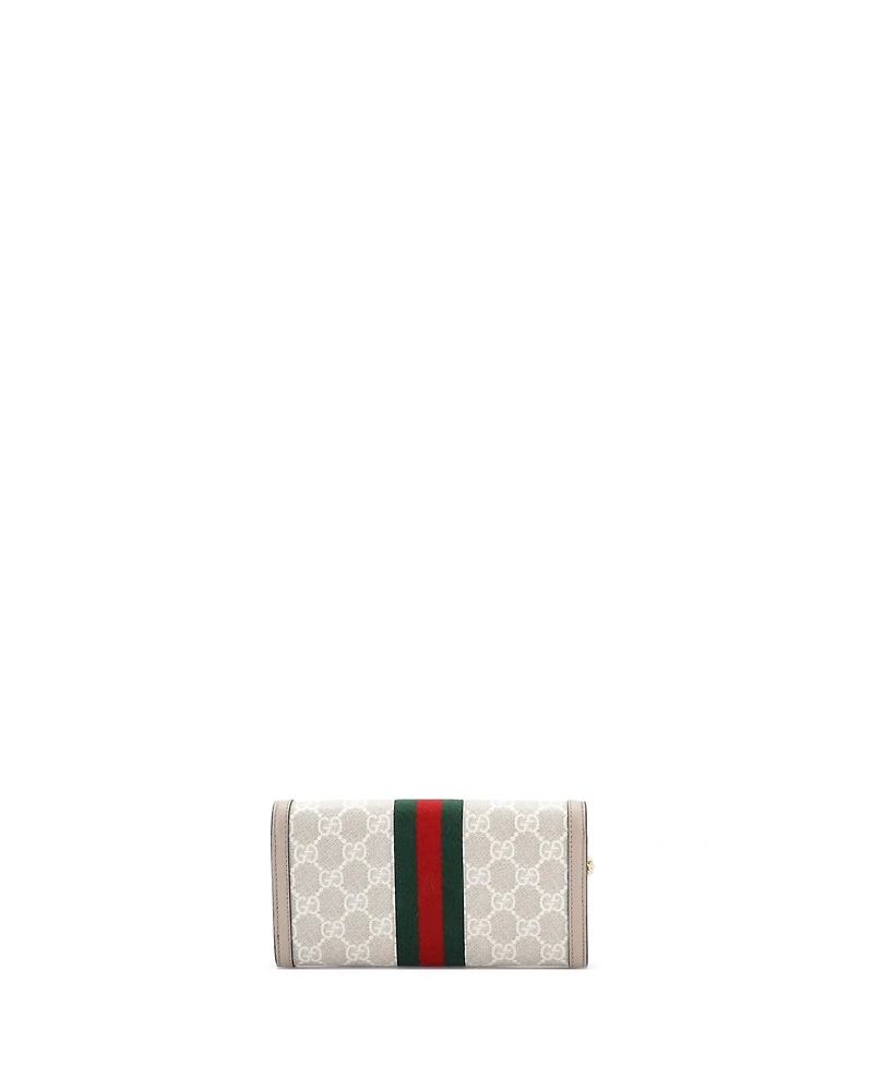 Pre-Owned Gucci Ophidia Wallet on Chain Gg Coated Canvas with Leather
