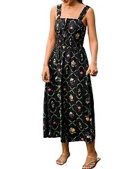 Cupshe Women's Bold Statement Floral Midi Beach Dress