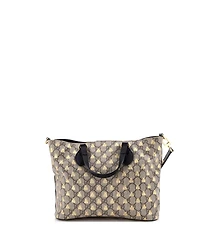 Pre-Owned Gucci Small Convertible Soft Tote Printed Gg Coated Canvas
