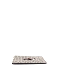 Pre-Owned Gucci Neo Vintage Wristlet Pouch Gg Coated Canvas