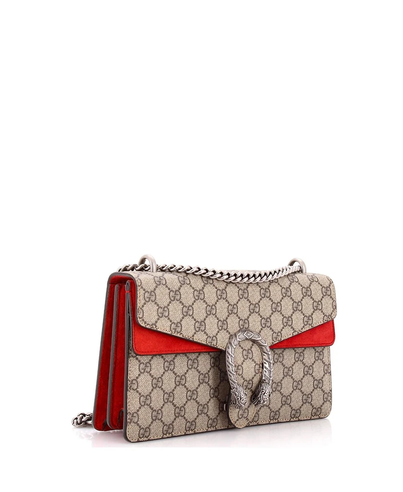 Pre-Owned Gucci Small Dionysus Bag Gg Coated Canvas