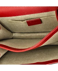Pre-Owned Gucci Small Interlocking Shoulder Bag Leather