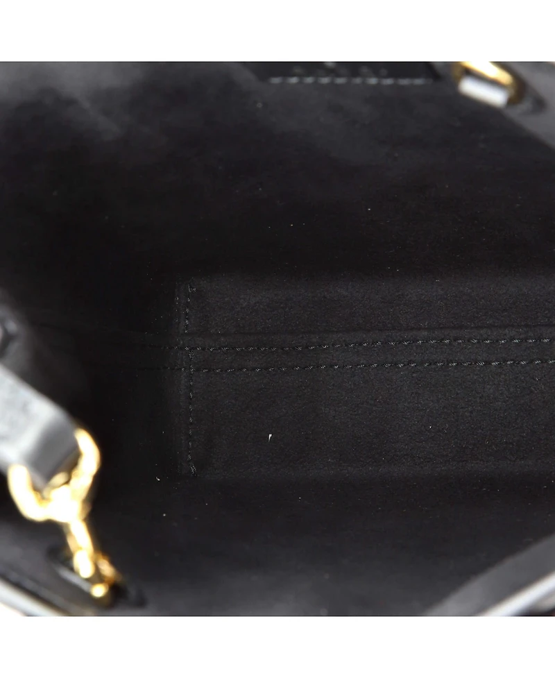 Pre-Owned Gucci Mini Vertical Tote Gg Embossed Leather