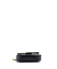 Pre-Owned Gucci Super Mini Gg Marmont Flap Bag Matelasse Leather