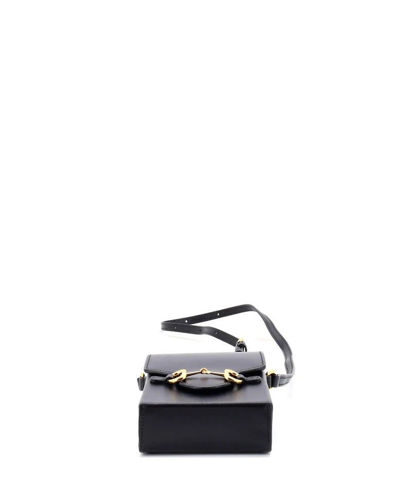 Pre-Owned Gucci Mini Horsebit 1955 Crossbody Bag Leather