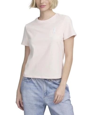 Elle Collection Women's Tee With Logo Applique