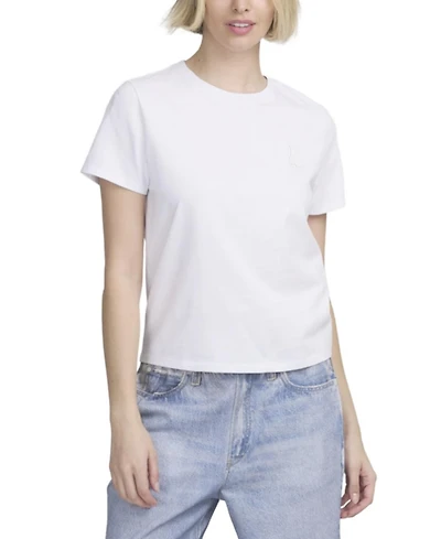 Elle Collection Women's Tee With Logo Applique