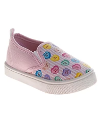 Sweethearts Girl Toddler's Adorable Hearts Slip-On Shoes