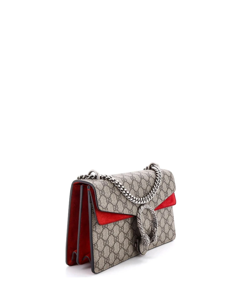 Pre-Owned Gucci Small Dionysus Bag Gg Coated Canvas