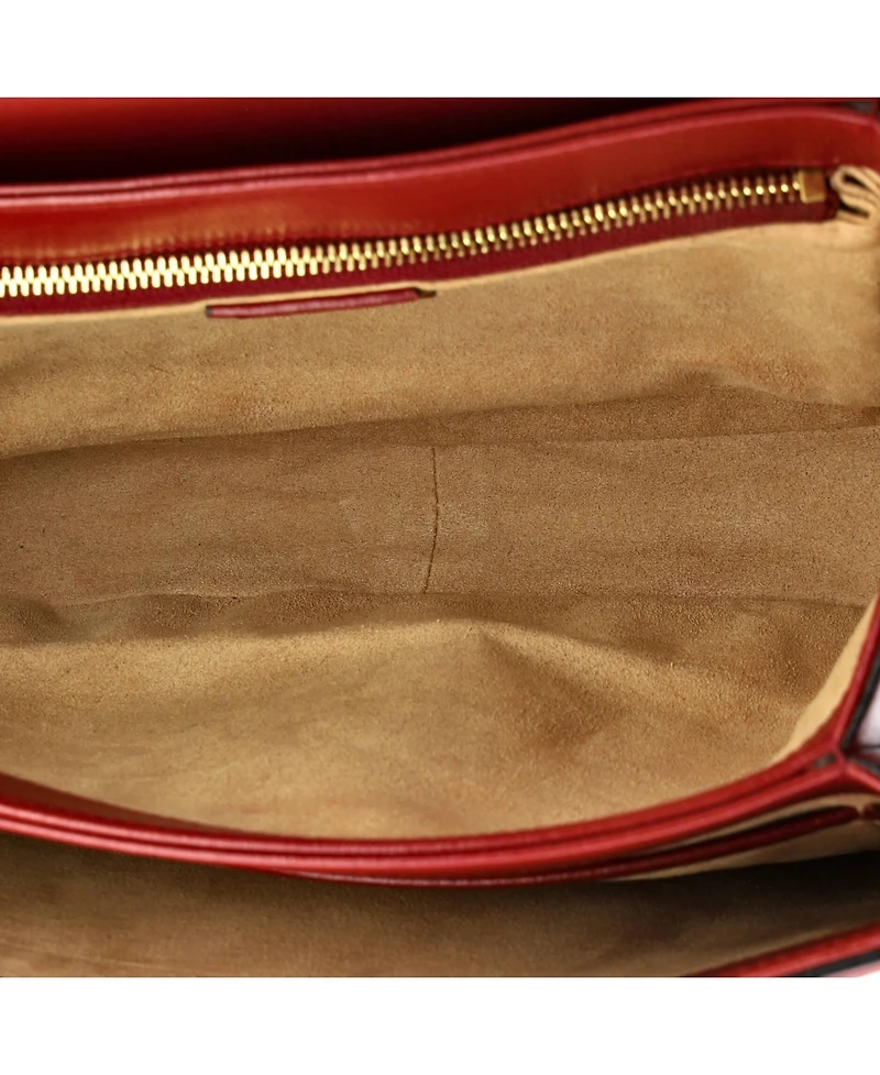 Pre-Owned Gucci Small Horsebit 1955 Shoulder Bag Gg Coated Canvas with Leather