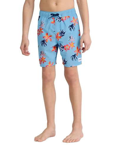 Hurley Boys' 8-18 Floral Pull-On Swim Trunks
