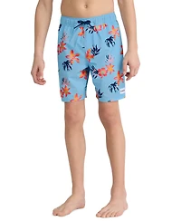 Hurley Boys' 8-18 Floral Pull-On Swim Trunks