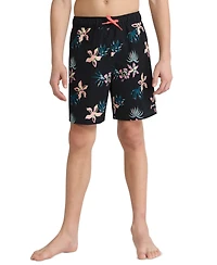 Hurley Boys' 8-18 Floral Pull-On Swim Trunks