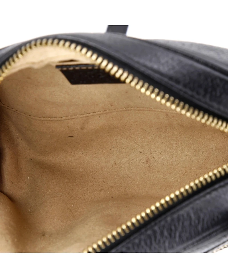 Pre-Owned Gucci Mini Ophidia Shoulder Bag Leather