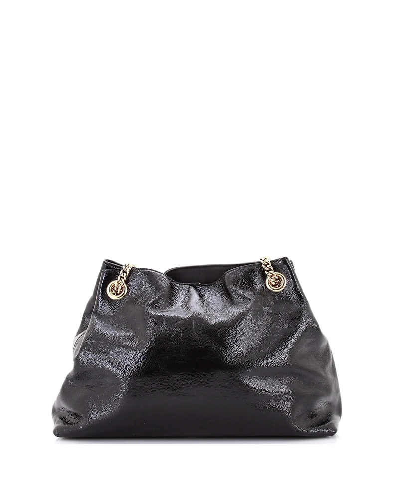 Pre-Owned Gucci Medium Soho Chain Strap Shoulder Bag Patent