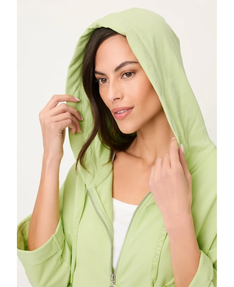 Olsen Women's Hooded Jersey Zip Jacket