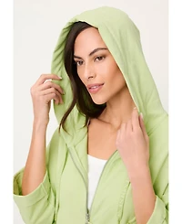 Olsen Women's Hooded Jersey Zip Jacket