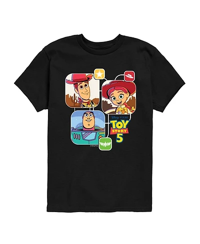 Hybrid Boys' 8-20 Toy Story 5 Character Graphic Short-Sleeve T-Shirt