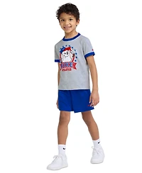 Nike Boys' 4-7 Dri-fit Baseball Character Short-Sleeve T-Shirt and Shorts, 2-Piece Set