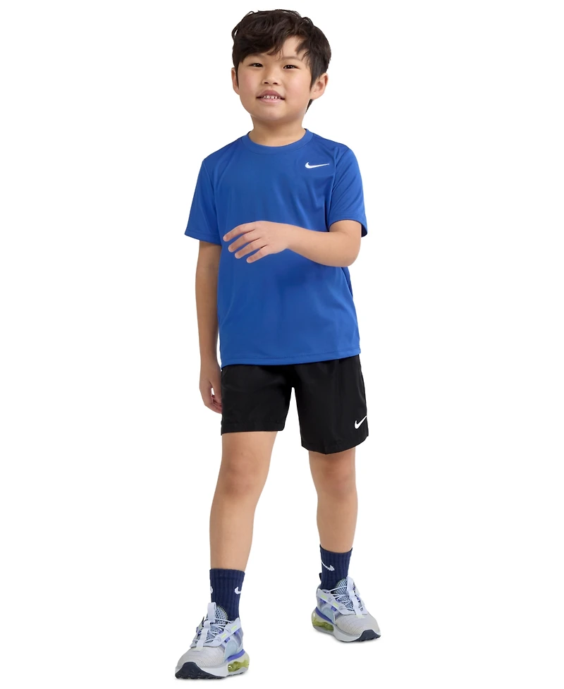 Nike Boys' 4-7 Crewneck T-Shirt and Woven Shorts, 2-Piece Set