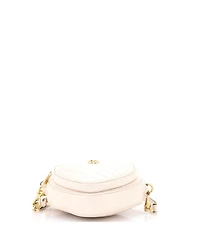 Pre-Owned Gucci Mini Interlocking G Heart Shoulder Bag Diagonal Quilted Leather