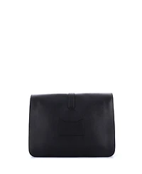 Pre-Owned Gucci Web Buckle Wristlet Briefcase Leather