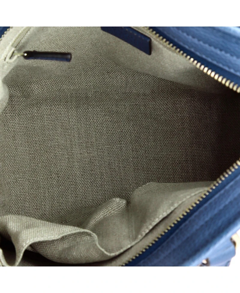 Pre-Owned Gucci Small Bree Convertible Tote Gg Canvas with Leather