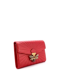 Pre-Owned Gucci Queen Margaret Clutch Colorblock Leather