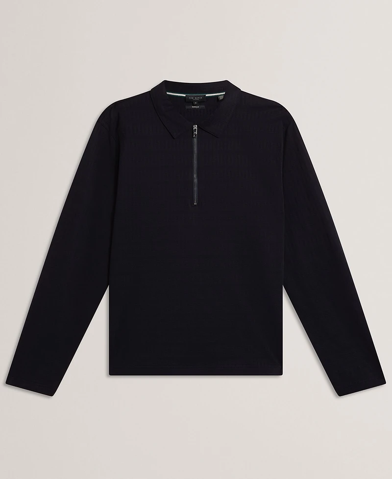 Ted Baker Men's Long-Sleeve Polo Shirt
