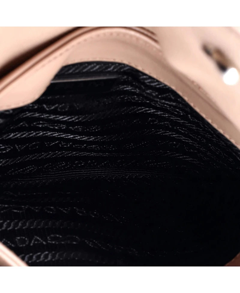 Pre-Owned Prada Small Chain Flap Crossbody Bag Saffiano and Soft Calf