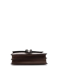 Pre-Owned Gucci Small Dionysus Top Handle Chain Bag Gg Coated Canvas