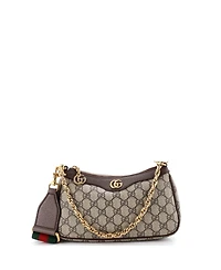 Pre-Owned Gucci Small Ophidia Charm Shoulder Bag Gg Coated Canvas