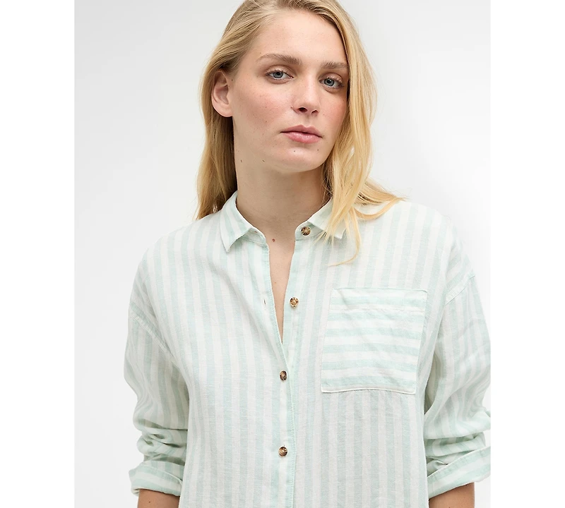 Barbour Women's Annie Striped Drop Shoulder Shirt