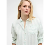 Barbour Women's Annie Striped Drop Shoulder Shirt