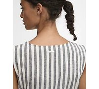 Barbour Women's Inez Sleeveless Striped Midi Dress