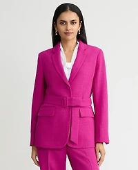 Kasper Women's Belted Notch Collar Blazer