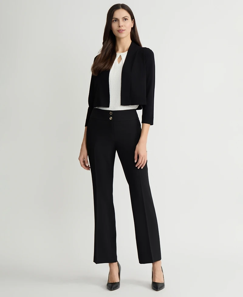 Kasper Women's Cropped Kissing Front Shrug