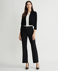 Kasper Women's Cropped Kissing Front Shrug