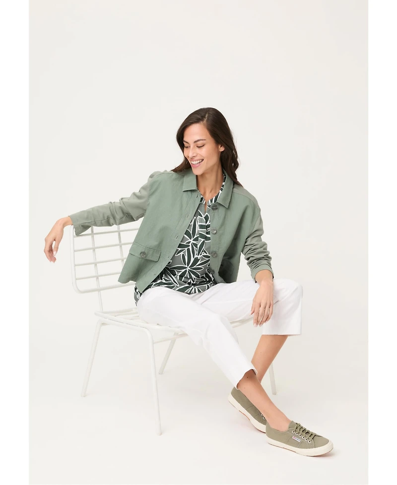 Olsen Women's Palm Design T-Shirt