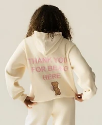 The Happy Camp3r Juniors Thank You For Being Here Hooded Sweatshirt Sweatpants