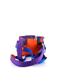 Pre-Owned Gucci Buckle Flap Chest Strap Backpack Gg Fabric with Rubber
