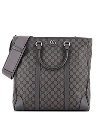 Pre-Owned Gucci Medium Ophidia Convertible Tote Gg Coated Canvas