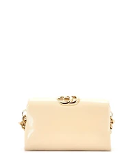 Pre-Owned Gucci Small Gg Soft Chain Handle Bag Patent